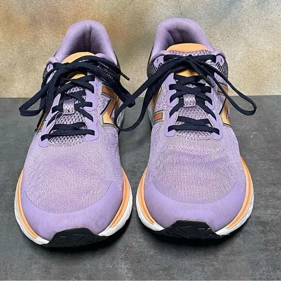 New Balance Fresh Foam 680 V7 Purple/Black/Orange Women's Running Shoes Size 11B - Picture 6 of 16